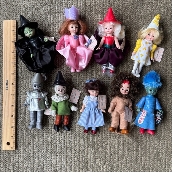 ❣️Madame Alexander “Wizard of Oz” Miniature Dolls ~ Vintage - Set of Nine - Picture 2 of 15